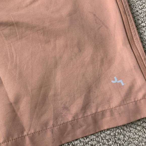 JoyLab Womens Rain Jacket Size XS Pink Long Sleeve Full Zip Snap Pocket Collared - Picture 6 of 14